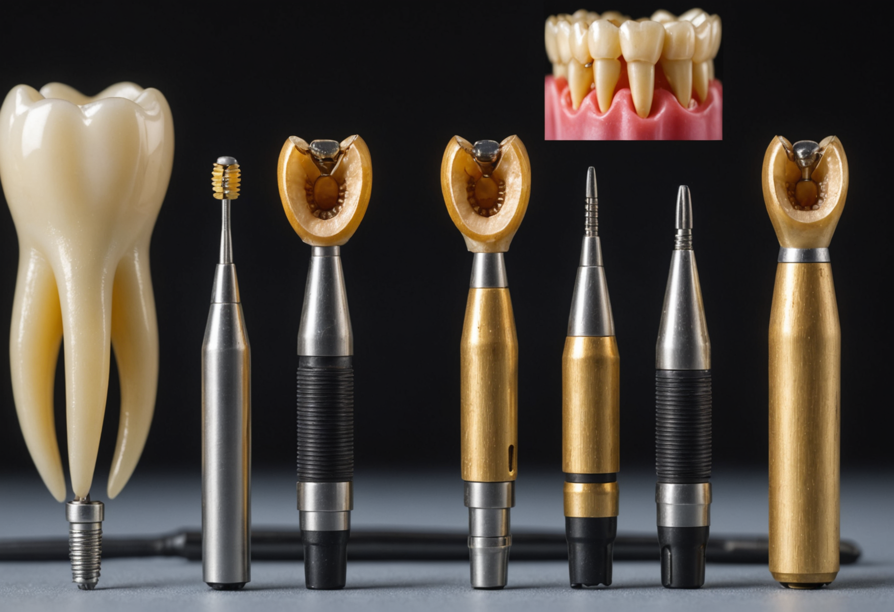 Endodontic tools used in root canal therapy